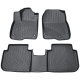 Car Mats for Honda CRV Hybrid Black All-Weather 