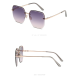 HD Contoured Edge Irregular Frame Sunglasses